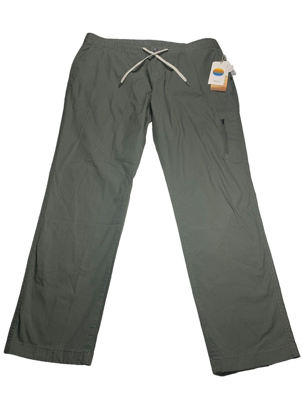 Vuori DuraTerra Ripstop Pants XXL 2XL New Army Green Hiking Trail Utility VW401